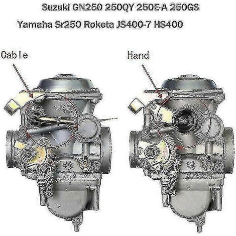 Adatto per carburatori Suzuki GN250, GN300, DR250, Yamaha SR250, Roketa, Kensha JS400-7, Henson HS400 e Scout da 300cc-400cc. Carburatore GN250: perfetto. (1/5)