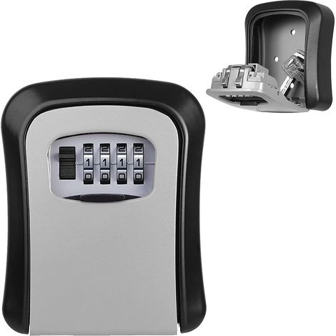 NOLUXA Boite a Clef Securisee,Boite à Clé Murale de avec Code à 4 Chiffres, Key Safe Combination Lock Les clés de, pour L'école de Garage (1/5)