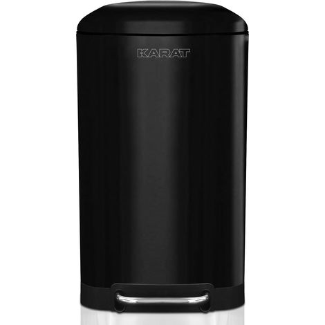 Mülleimer Cubo Edelstahl Farbe: Schwarz
