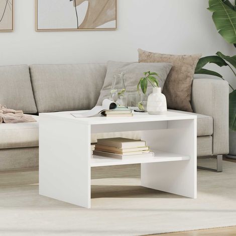 vidaXL Tavolino da salotto Bianco 60 x 50 x 40 cm Legno