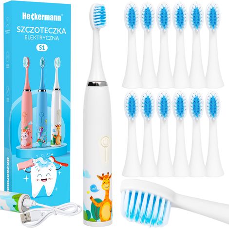 Cepillo de dientes infantil Heckermann S1 blanco