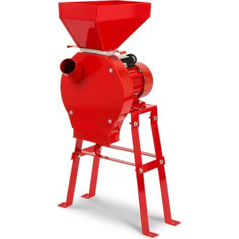 Eberth – Moulin à céréales électrique 1100W 240kg/h sur pieds – Lame inox pour grains durs – 4 tamis inclus pour mouture précise