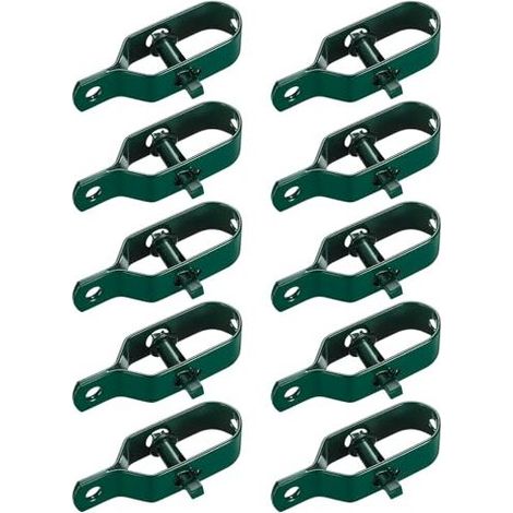 10 Stück Drahtgitterspanner, Zaunspanner, Stacheldrahtspanner, Seilverbinder-Set zum Spannen (Grün) Grün - (1/5)