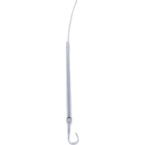 Jauge d'huile tube 30 cm acier inoxydable outil de niveau d'huile remplacement Chrysler 318 340 360 moteur chromé argent (1/5)