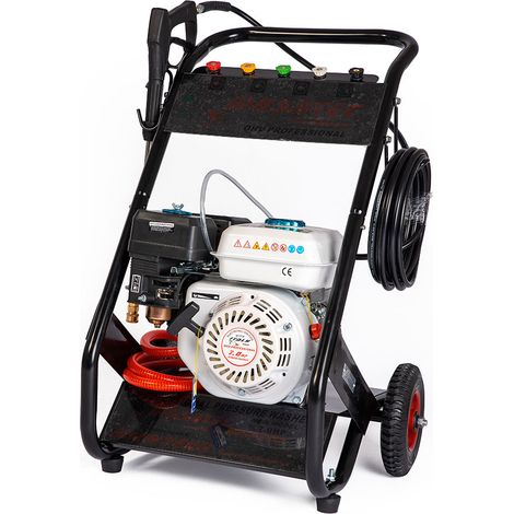 Idropulitrice a scoppio con motore a benzina da 7Hp con lancia a spruzzo inclusa (1/5)