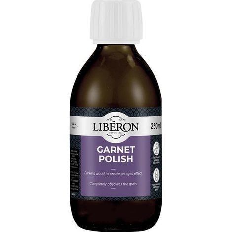 Liberon Garnet Polish 250ml - High-Quality Wood and Furniture Polish for a Rich Finish