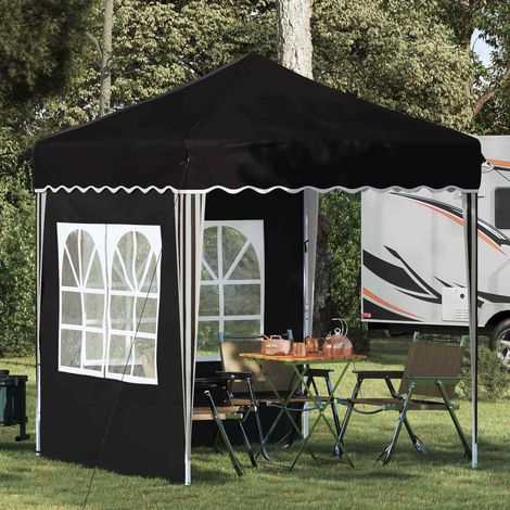 Pop-up Partyzelt Schwarz 195 x 195 x 245 cm