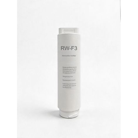VIESTA® RW-F3 filtro recambio original para RW240 filtro agua ósmosis inversa  prefiltro ACF carbón activado etapa 1  reduce cloro, olor y sabor, sedimento, óxido  cambio 6–12 meses (1/2)
