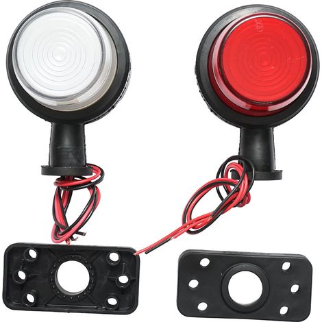 Luce di posizione laterale rotante LED NEON 12-24V, rosso-bianco FR0238 Breckner Germany (1/5)
