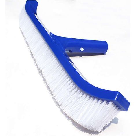 Brosse Murale Incurvée - 45 Cm - Poils Rigides - Pour Parois De Piscine - 1 Unite (1/4)