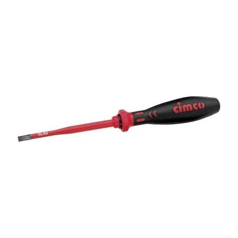 Cimco Destornillador plano aislado VDE 5,5 mm 125 mm