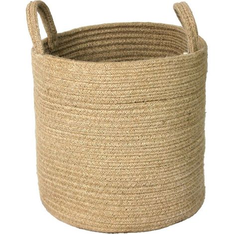 Panier de Rangement en Corde de Coton de Capacité pour Jouets et Vêtements - Panier à Linge Sale - Organisateur Multifonctionnel pour la Maison