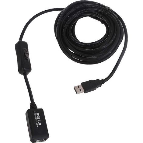 USB 2.0 Verlängerungskabel, 5 m, Datenübertragungskabel, Supergeschwindigkeit