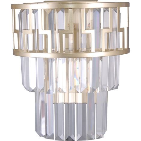 Italux Philip - Applique Murale Moderne Golden Champagne 2 Lumières, E14 (1/2)