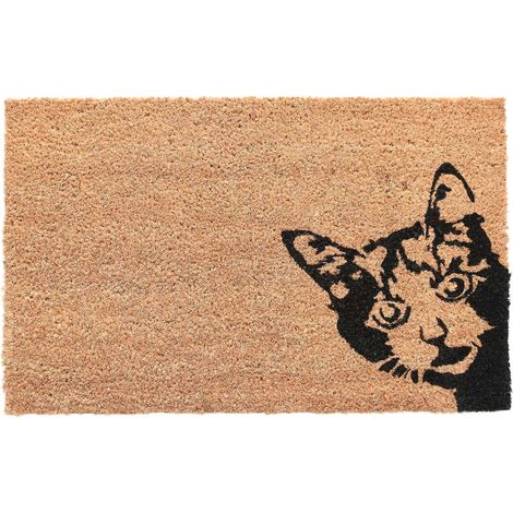 Kokosfaser-Fußmatte für Katzen (1/2)