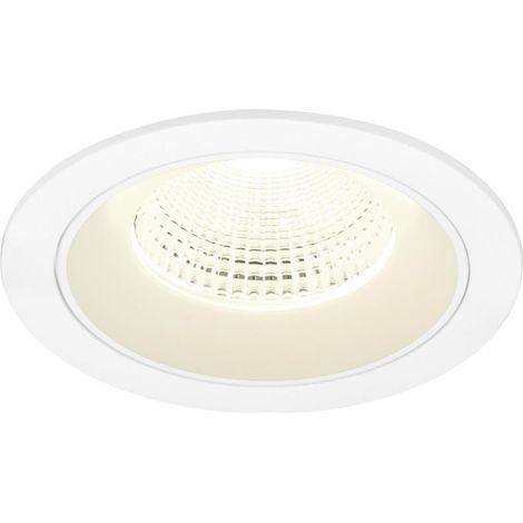 Encastré downlight NUMINOS® L intérieur 4000 K 55° IP20 rond blanc - SLV - 1009808 (1/2)