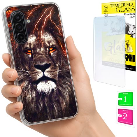 Custodia per Samsung Galaxy A17 5G, cover fotografica, cover posteriore + vetro 9H (1/5)