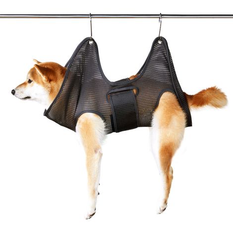 Pet Grooming Hammock Grooming Bathing Cutting Hammock for Small Medium Dogs Cats with Hanger S (1/3)