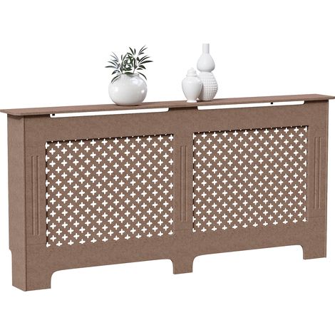 Oxford Radiator Cover MDF Modern Cabinet Grill, Unfinished, Extra-Large