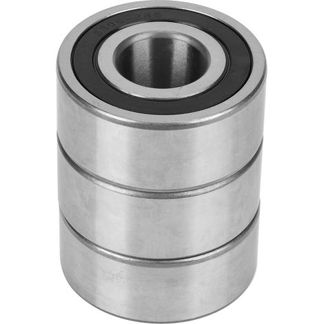 Paliers à billes 3306-2RS, 3 pièces, silencieux, lisses et plats, accessoires mécaniques pour tour (1/5)