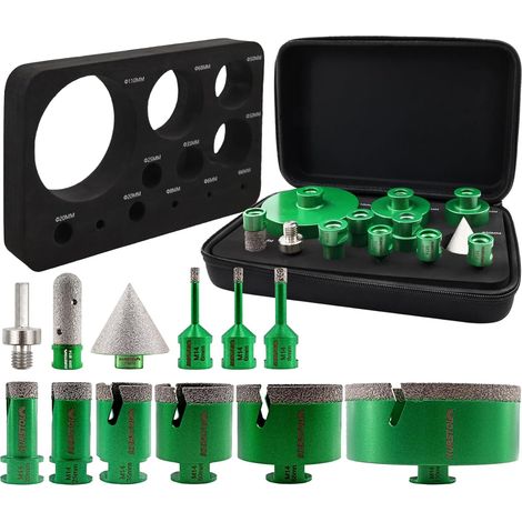 Foret Diamant Carrelage Kit 12 pièces Scie Cloche Carrelage (1/5)