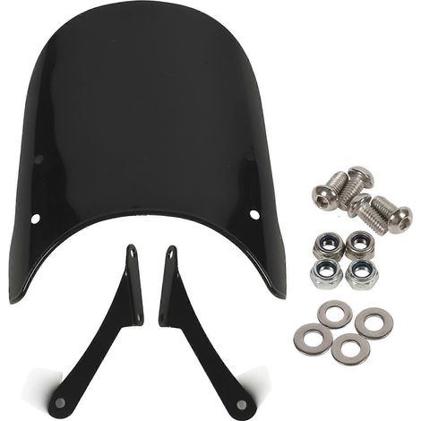 Déflecteurs d'air pour moto, pare-brise en polycarbonate, noir, compatibles avec XSR125, XSR155, XSR 700, XSR 900 et XJ 400. (1/5)