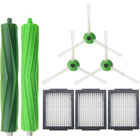 Filtre HEPA + brosse latérale + brosse rotative pour aspirateur robot iRobot Roomba séries I7, E5 et E6 - Pièces de rechange (1/5)