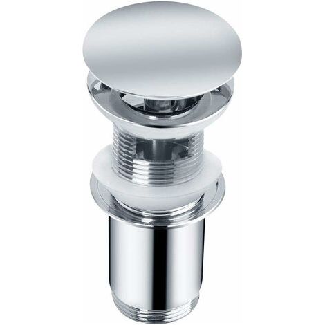 Robinet Evacuation Lavabo - Finition Chromée - Raccord G1 1/4 - Compatible Sans Ou Avec Trop-plein - Pour Lavabo En Céramique - 1 Pièce (1/5)
