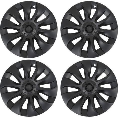 de 4 enjoliveurs de roue 20 pouces noir mat personnalisés (1/5)