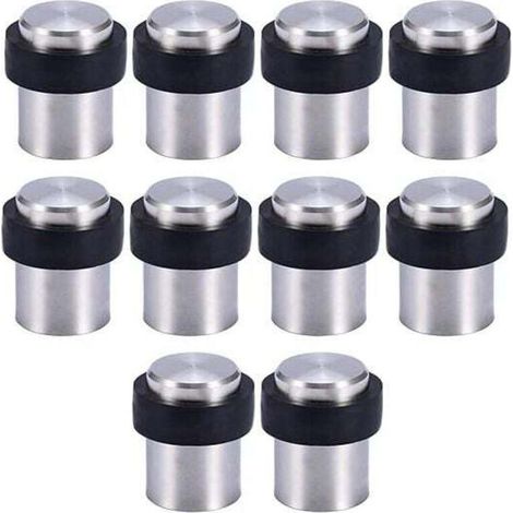 [NIEMALS VERWENDET] 10 x 4,5 cm Edelstahl-Türstopper, Türstopper, Türblocker...