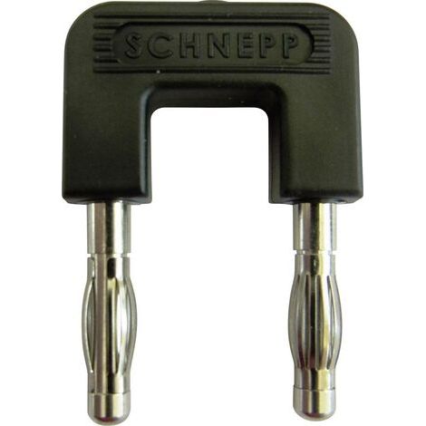 SCHNEPP CAVALIER DE COURT-CIRCUITAGE 19/4SW NOIR Ø DE LA BROCHE: 4 MM ÉCARTEMENT ENTRE LES BROCHES: 19 MM 1 PC(S) (1/3)