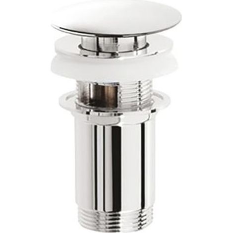 Piletta click clack tonda alta con troppo pieno 1"1/4  Tecom