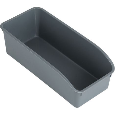 Boîte de rangement empilable pour aliments, supermarché, supérette, boîte de rangement, boîte à collations (couleur : plomb)
