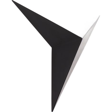 Applique murale LED en fer, style industriel moderne, triangulaire, lumière chaude, idéale pour la lecture, chambre, salon, hôtel, bar, 85 à 265 V, noir (1/5)