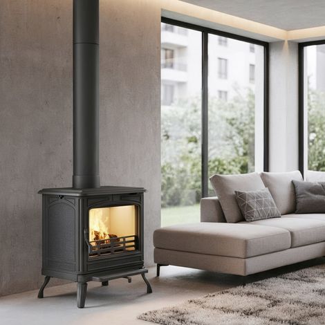 Poêle à bois en fonte 4.6 kW Premium Hestia S17 ECO KAWMET (1/5)