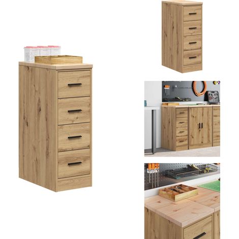 Armoire de rangement de garage chêne artisanal bois de pin - Armoire De Rangement De Garage - Armoires De Rangement De Garage - Armoire - Armoire De Garage (1/5)