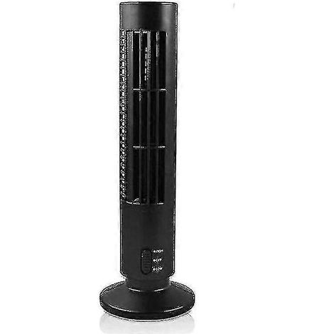 Petit ventilateur tour, ventilateur portable silencieux sans pales, ventilateur électrique USB à 2 vitesses pour chambre Ventilateurs (1/5)