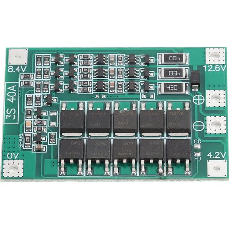 12V 40A BMS-Schutzplatine für Li-Ionen-Akkus mit Balancierfunktion