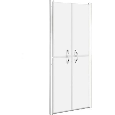 Porta doccia per bagno WC cabina doccia interno casa ESG 91x190 cm satinato 020002002