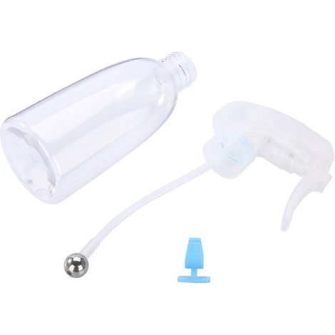 Bouteille de Pulvérisation d'Eau Rechargeable pour Salon de Coiffure - Outil de Coiffeur en Plastique (Blanc) (1/5)