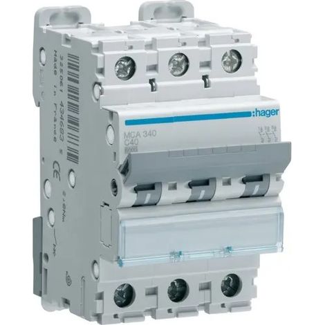 HAGER - INTERRUTTORE AUTOMATICO MAGNETOTERMICO MCA 350 C50