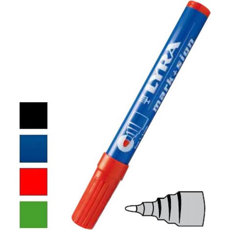 Marcador permanente de 1/4 mm azul 4020 Lyra