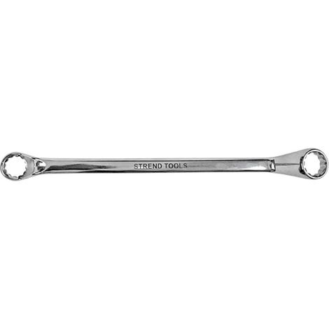 Schlüssel HR32519, 25x28 mm • DIN838, Ringschlüssel, 75° gekröpft, Cr-V