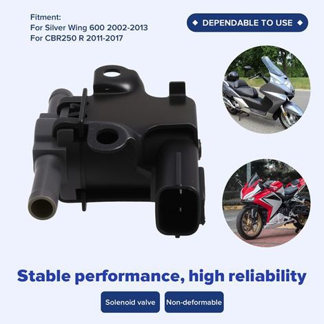 1362002660 est applicable à la commande de l'électrovanne du commutateur de vanne d'air Honda Silver Wing 600 02-17. (1/5)