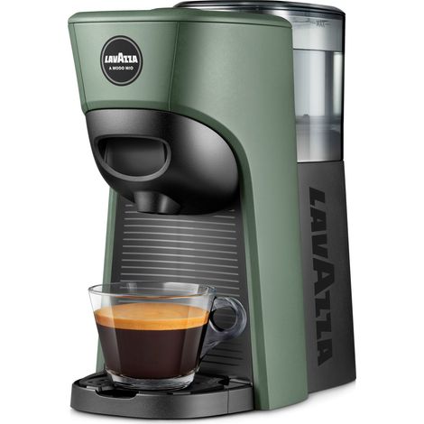 Lavazza LM 840 Tiny Eco Automatische manuelle Kapsel-Kaffeemaschine, 0,6 l, Salbeigrün