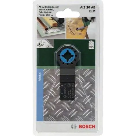 lama bim per tagli dal pieno aiz 20 ab metal - bosch.