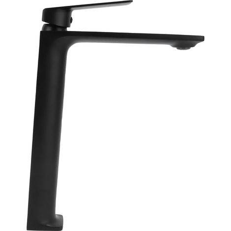 Robinet Lavabo Monotrou Noir Mélangeur Eau Chaude Froide pour Salle de Bain, Mitigeur de Lavabo, Robinetterie Ménagère, Filetage G9/16 (1/5)