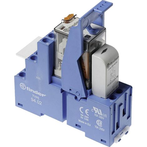 Finder 58.32.8.024.0060 Module relais Tension nominale: 24 V/AC Courant de commutation (max.): 10 A