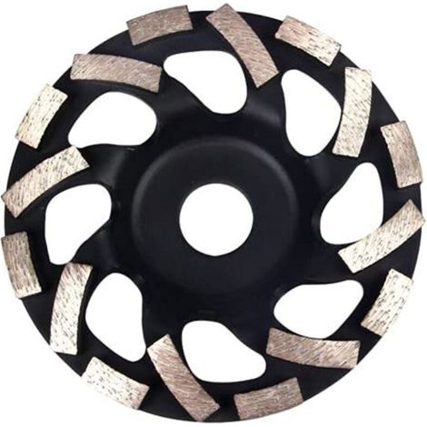 Disque Diamant 125, Disque Poncage Beton, Meulage pour le Béton, Disque abrasif diamanté Extra Speed Béton 125mm Disque Abrasif Diamanté pour Béton, Maçonnerie, Granit, Meule Diamantée pour Meuleuse (1/5)