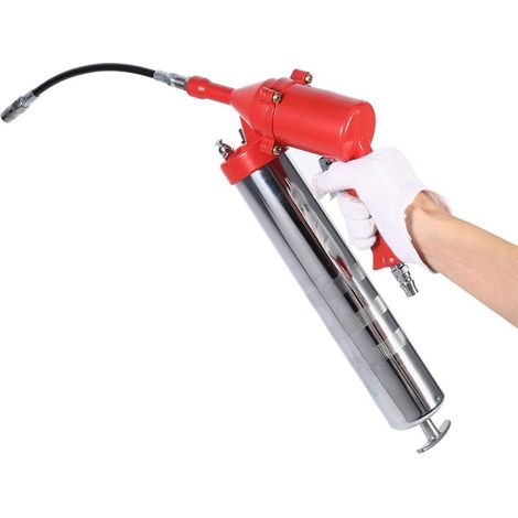 Pistolet à Graisse pneumatique Manuel, Pistolet à Graisse pneumatique à Une Main avec Pompe à compresseur pneumatique avec kit d'extension Outil Domestique Pistolet à Grai (1/5)